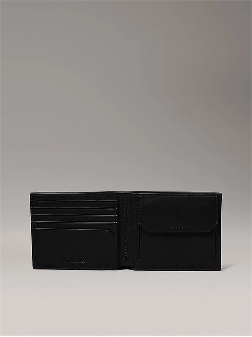 METAL CK BIFOLD 5CC W/COIN CALVIN KLEIN | K50K512294/BEH